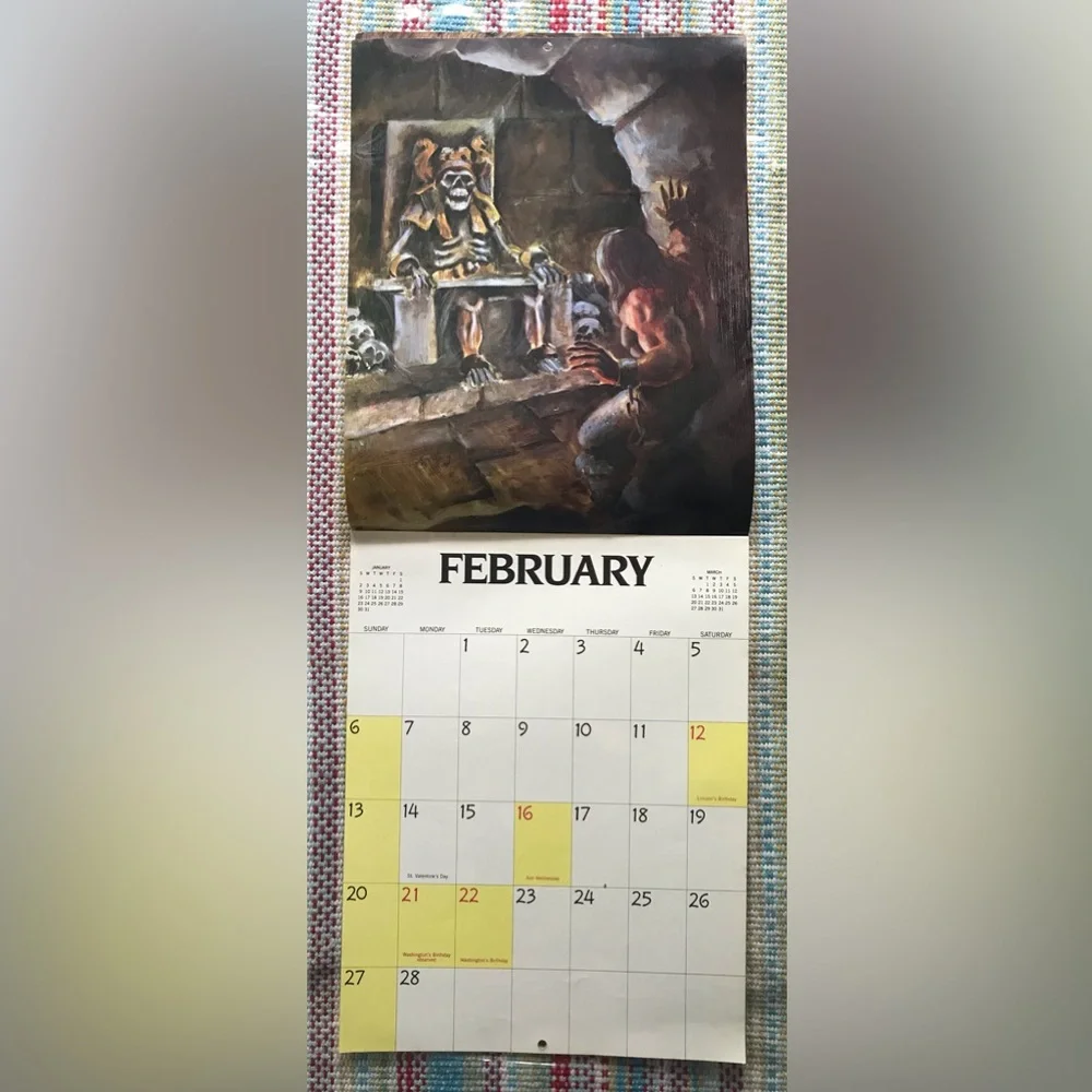 Conan The Barbarian 1983 Calendar